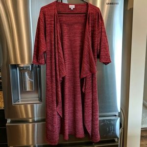 Red and Black microstripe Shirley size small